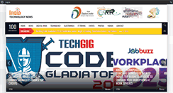 Desktop Screenshot of indiatechnologynews.com